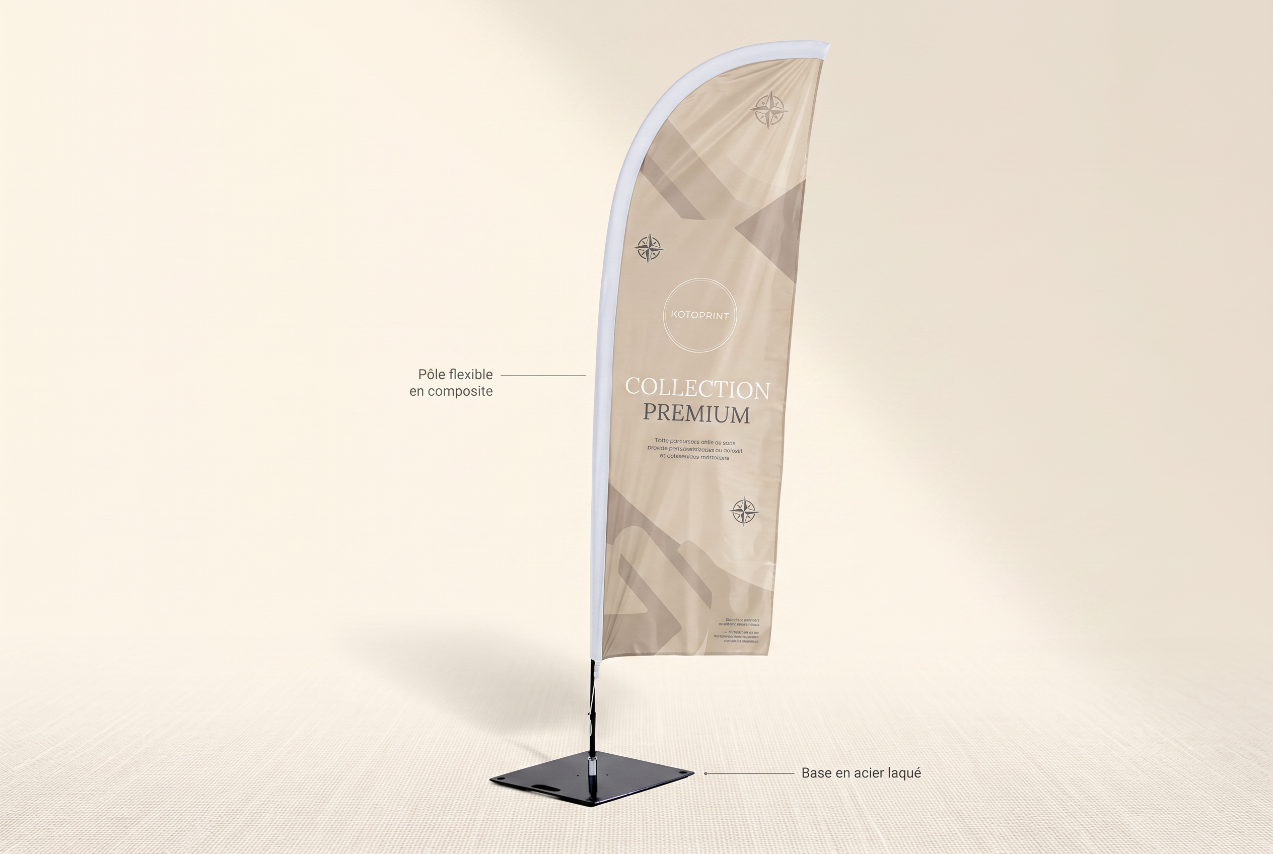 Drapeaux, beachflags & accessoires