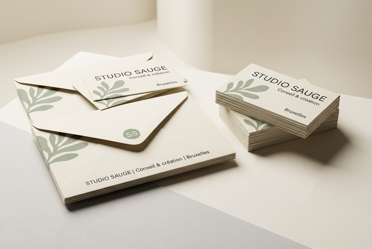 Cartes de visite et enveloppes